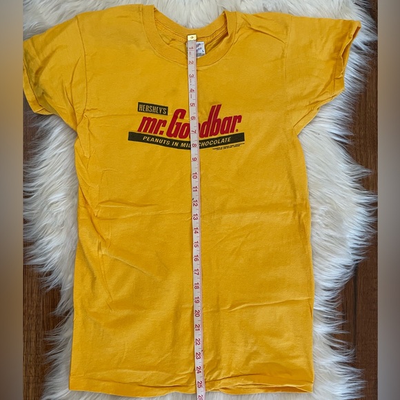 Vintage Rare 80s Hershey’s Mr. Goodbar Snack Promo Single Stitched T Shirt, SZ L - Picture 7 of 9